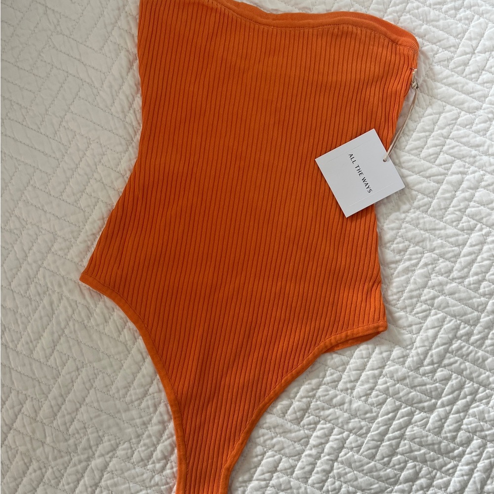 All the Ways Mariah Strapless Bodysuit- Medium